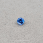 Beautiful Cornflower Blue Round cut sapphire, 1.20 carats, sourced from Sri Lanka for custom jewelry.