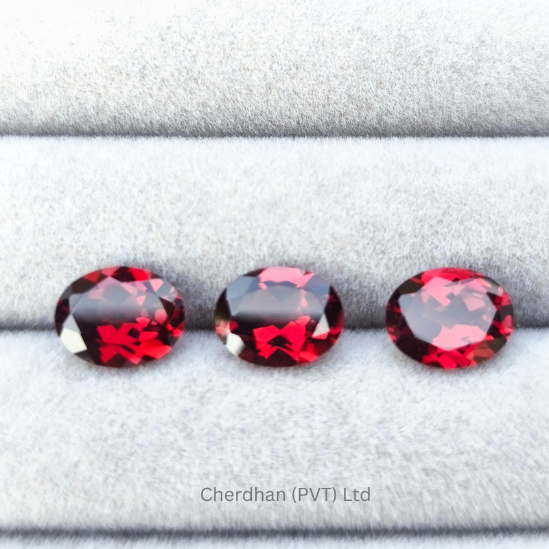 Brilliant 6.30 crt garnet with flawless cut and clarity