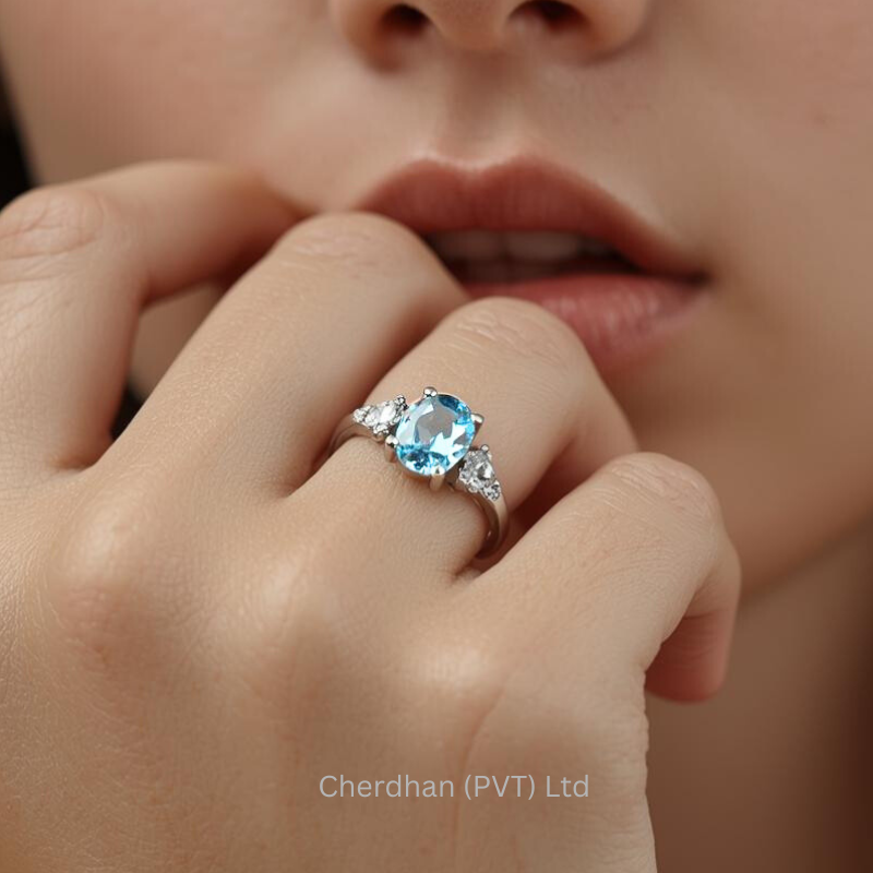 Genuine Blue Topaz Jewelry